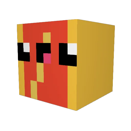 Alphaunicorn1 Minecraft avatar head, 3D render
