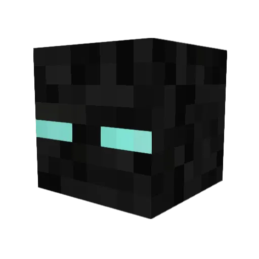 Alphoid1 Minecraft avatar head, 3D render