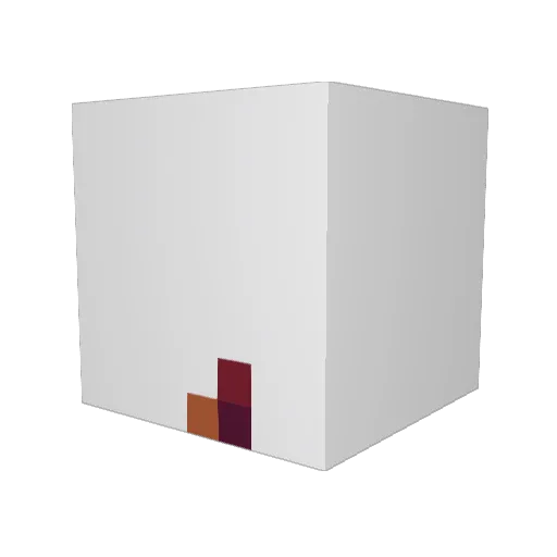 Alphonse26 Minecraft avatar head, 3D render