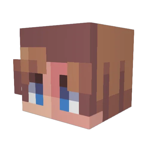 AlpiDerCoole Minecraft avatar head, 3D render