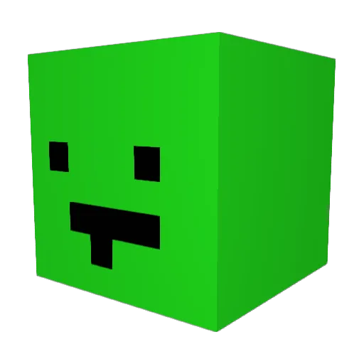 AlpicAde Minecraft avatar head, 3D render