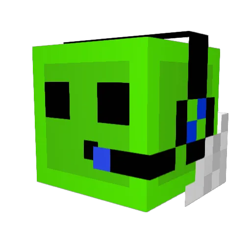 Alpirsbacher Minecraft avatar head, 3D render