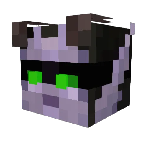 Alpis00 Minecraft avatar head, 3D render