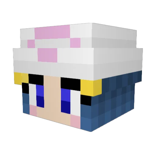 AlplacaBoer Minecraft avatar head, 3D render