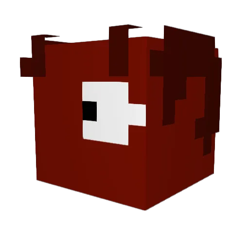 Alplheratz Minecraft avatar head, 3D render