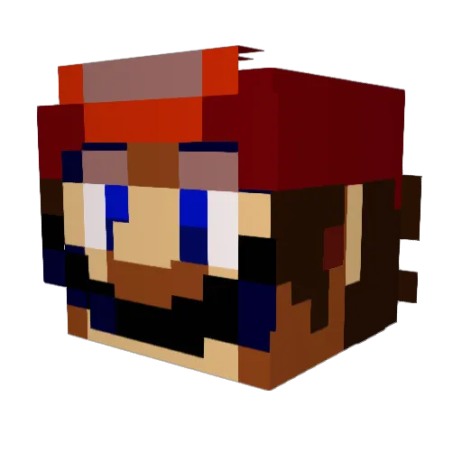 Alpra93 Minecraft avatar head, 3D render