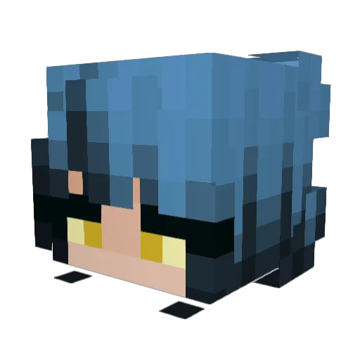 Alpsee_ Minecraft avatar head, 3D render