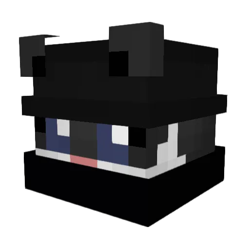 Alqqaedas Minecraft avatar head, 3D render