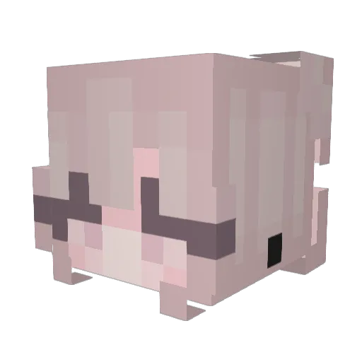 Alquimiax3 Minecraft avatar head, 3D render