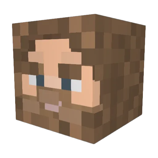 Alquimista305 Minecraft avatar head, 3D render