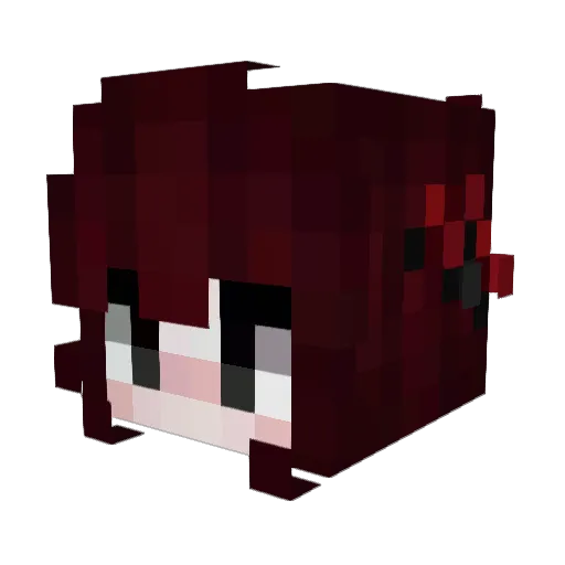 Alquistt Minecraft avatar head, 3D render