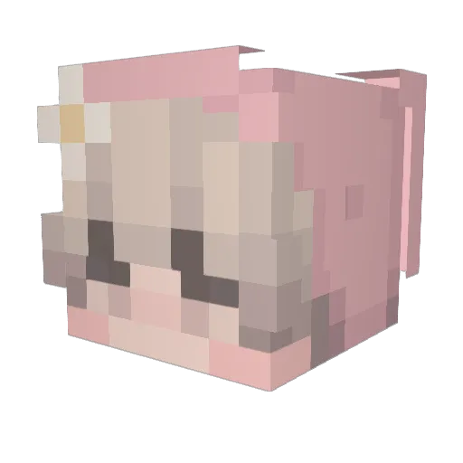 Alrehfi305 Minecraft avatar head, 3D render