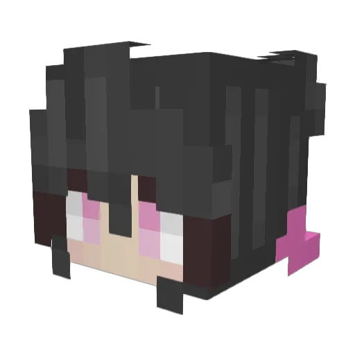 Alrekxander Minecraft avatar head, 3D render