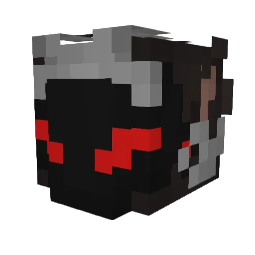 AlsoArkonn Minecraft avatar head, 3D render