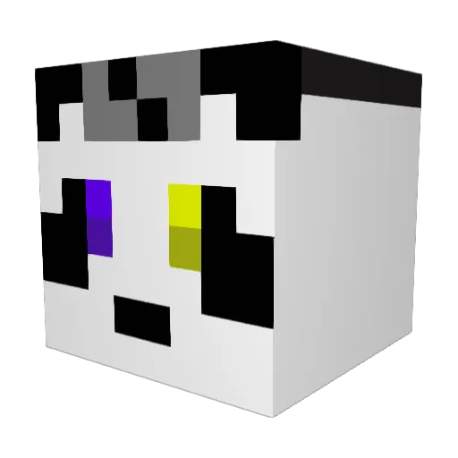 AlsoLars Minecraft avatar head, 3D render
