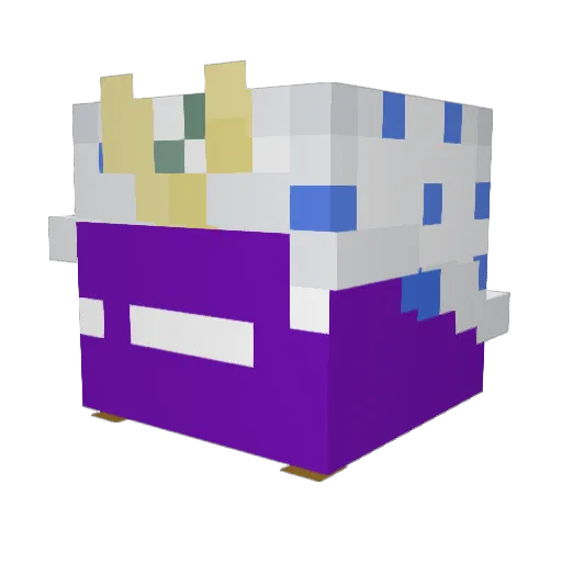 AlsoNotPal_ Minecraft avatar head, 3D render
