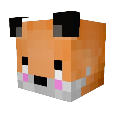 Alssadarya Minecraft avatar head, 3D render