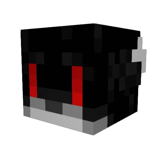 Alstarte Minecraft avatar head, 3D render