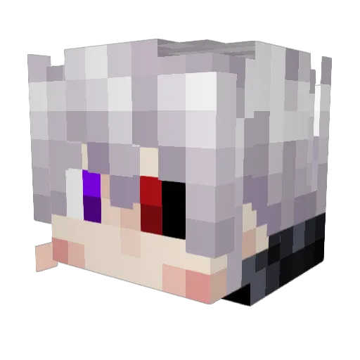 Alstyle Minecraft avatar head, 3D render