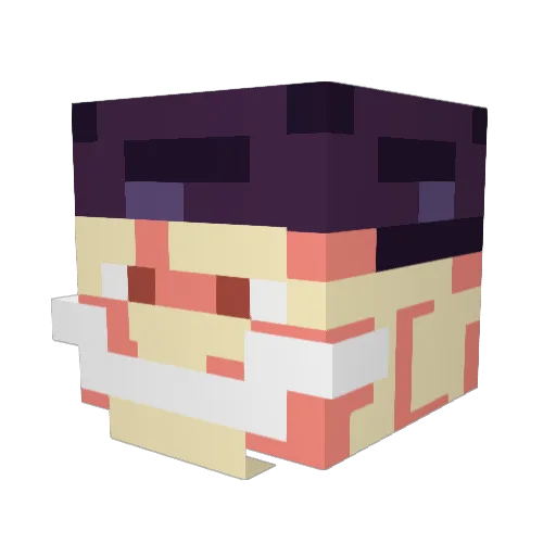 AltFishbones Minecraft avatar head, 3D render