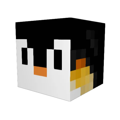 AltForCreepers Minecraft avatar head, 3D render