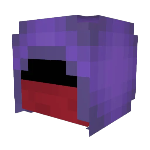 AltPrdac Minecraft avatar head, 3D render
