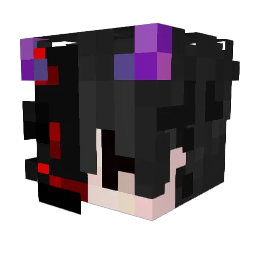 AltVersecU1ERSv2 Minecraft avatar head, 3D render