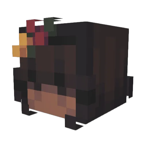 Alt_A Minecraft avatar head, 3D render
