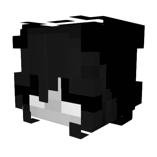 Alt_Diversity36 Minecraft avatar head, 3D render