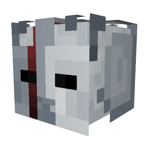 Alta_IV Minecraft avatar head, 3D render