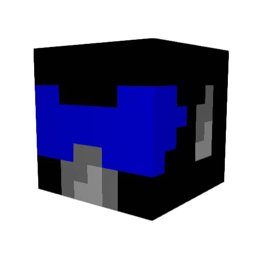 Altage Minecraft avatar head, 3D render