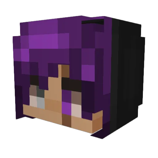 AltairOni Minecraft avatar head, 3D render