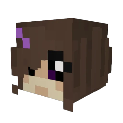 Altairinmyspleen Minecraft avatar head, 3D render