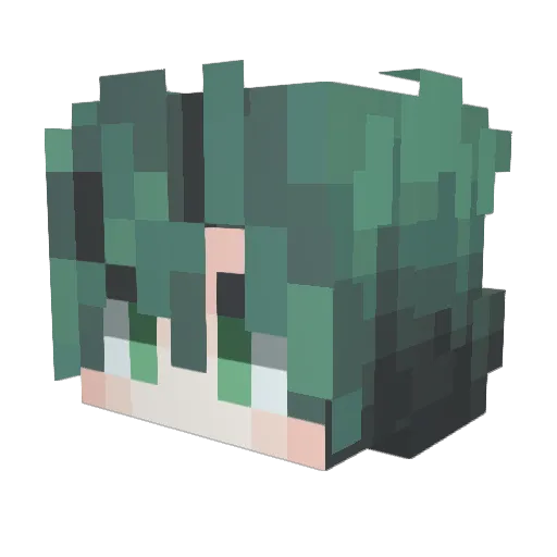 Altalafi Minecraft avatar head, 3D render