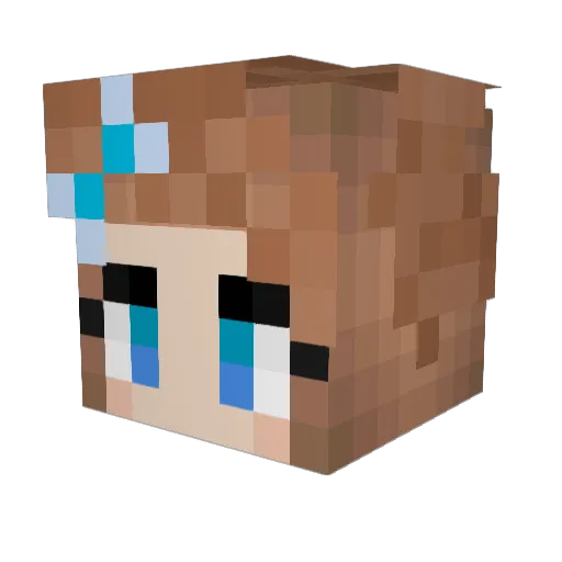 AltaresFerz Minecraft avatar head, 3D render