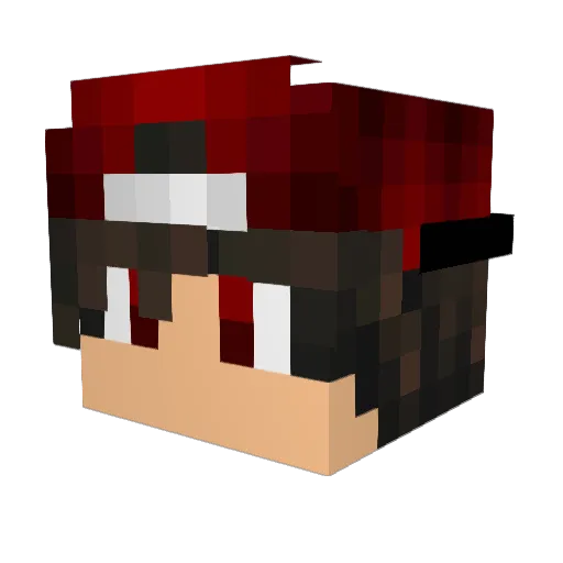 Altaro Minecraft avatar head, 3D render