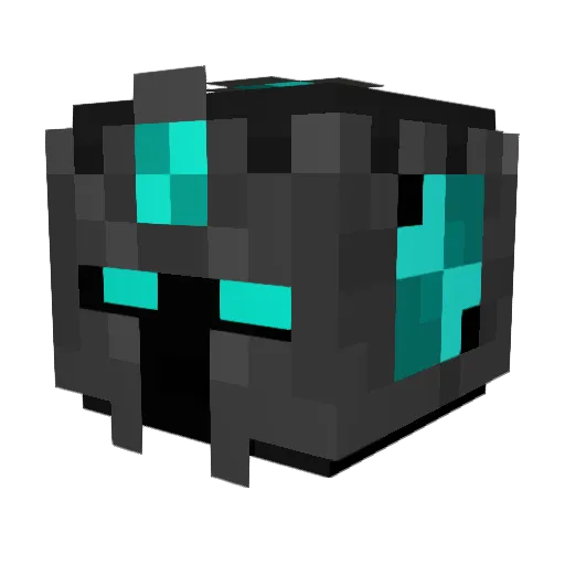 Altazioz Minecraft avatar head, 3D render
