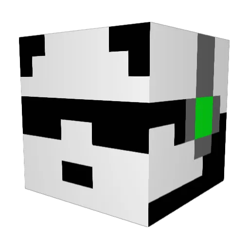 Altbroers_YT Minecraft avatar head, 3D render