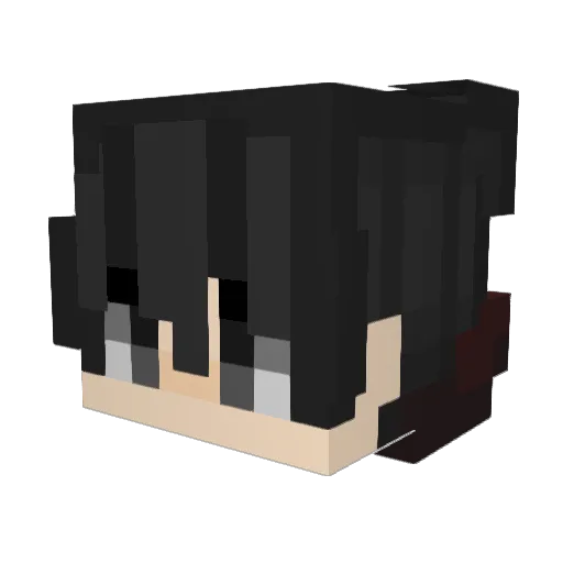 Altechas Minecraft avatar head, 3D render