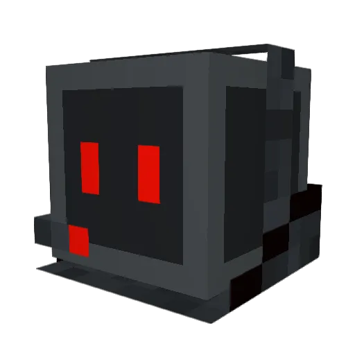 Alter0707 Minecraft avatar head, 3D render
