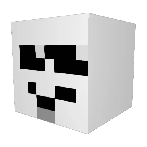 Alter96 Minecraft avatar head, 3D render