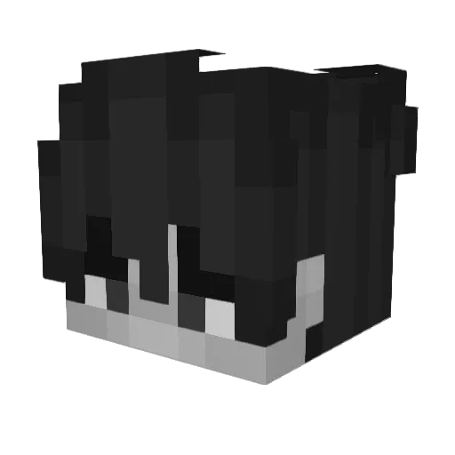 AlterMasz Minecraft avatar head, 3D render