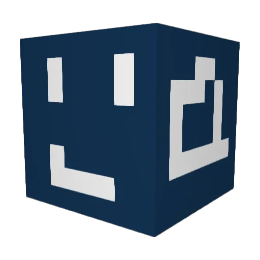AlterRainbow Minecraft avatar head, 3D render