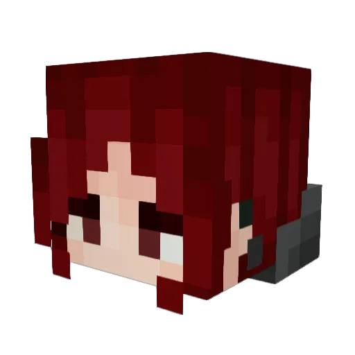 Alter_Valna Minecraft avatar head, 3D render