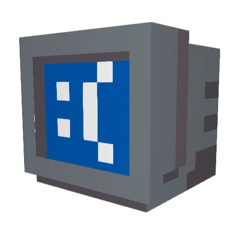 Altera1234 Minecraft avatar head, 3D render