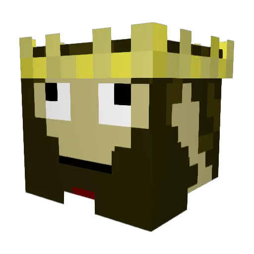 AlteredReign Minecraft avatar head, 3D render