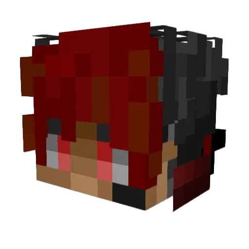 AlteredRonin Minecraft avatar head, 3D render