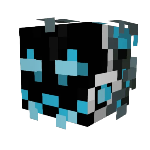 AlternateBytes Minecraft avatar head, 3D render