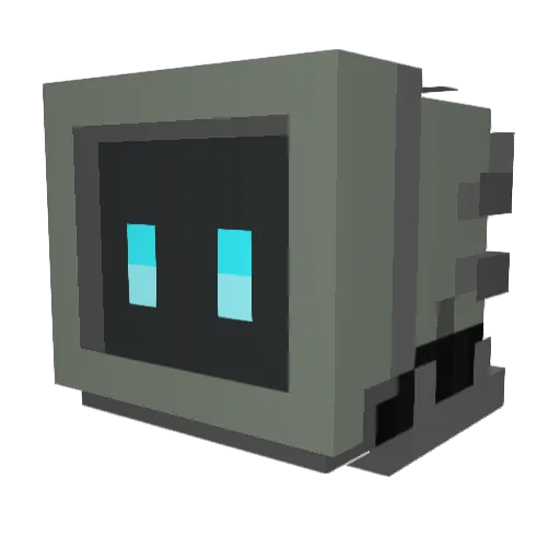 Alterooh Minecraft avatar head, 3D render