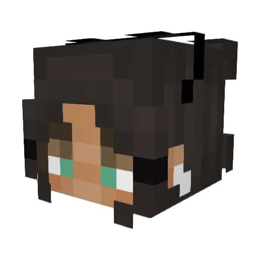 Althare28 Minecraft avatar head, 3D render